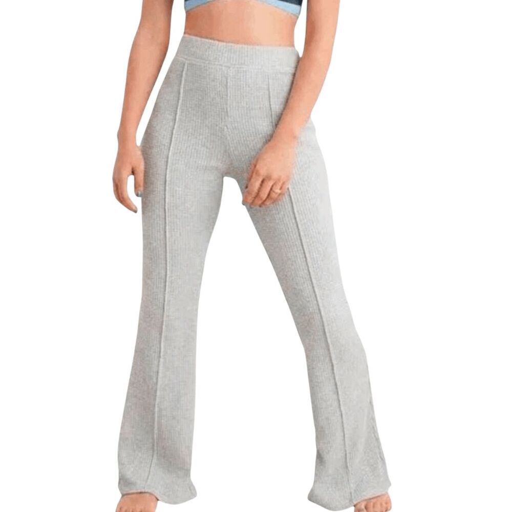 AERIE Waffle High-Rise Vintage Flare Pant Size Small